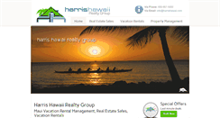Desktop Screenshot of harrishawaii.com